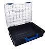 Sortimo T-BOXX 330 - Empty Sorting Box for Individual Assembly - Transparent Lid for Quick Overview - Lightweight Robust & Stackable - Compatible with Inset Boxes & Vehicle Furnishings
