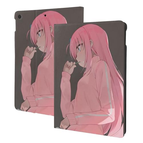 Compatible with ぼっち・ざ・ろっく! iPad Pro ケース 2024 13インチ(最新型) iPad Pro 13インチ ケース タブレットケース Ipad pro タブレット ケース PUレザー 二つ折スタンド 角度調整 横置きスタン