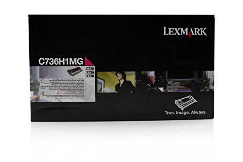 Toner magenta Lexmark C736DN original 0C736H1MG évitez les pannes d'impression