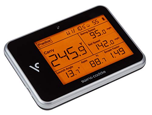 Voice Caddie Swing Caddie Sc300 Tragbarer Startmonitor, Schwarz, Einheitsgröße