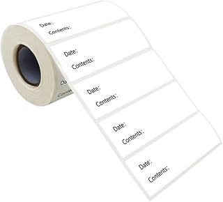 Date Marked Category Labels Self-Adhesive Stickers Writable Blank Marked Stickers for Home Organization Food Containers Jars and Smooth Surfaces