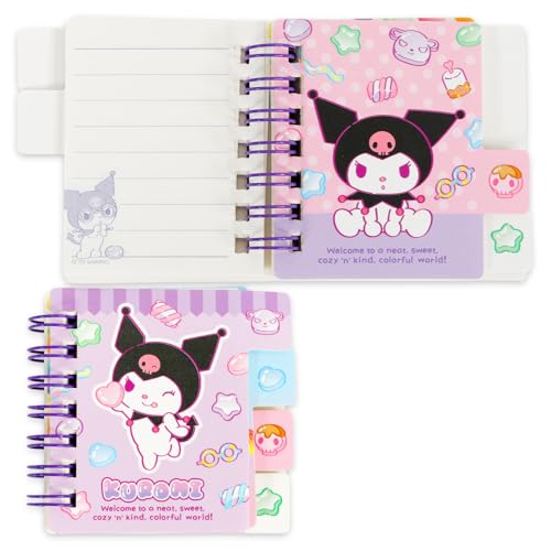Lot de 3 mini carnets Sanrio Hello Kitty et Kuromi 7x7cm - 3