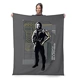 Marvel Thunderbolts Bucky Barnes Silk Touch Throw Blanket 50 x 60 Inches Soft Plush Cozy Blanket for Sofa Bed or Travel