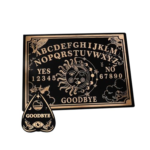 太陽振り子ボード ? 12インチの木製占いツール、レーザー彫刻されたスピリットデザイン、耐久性のあるミスティッククラフト |ウィッカの儀式、瞑想、エネルギーリーディング、家の祭壇、精神的な実践、デのための魔術ボード