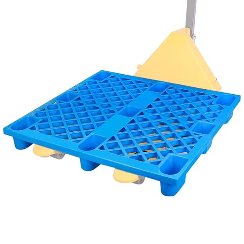 Plastikowe palety do przechowywania w piwnicy, lekka, odporna na wilgoć, wentylowana paleta podłogowa, dziewięcionożna siatka z tworzywa sztucznego, odporna na zużycie i antypoślizgowa