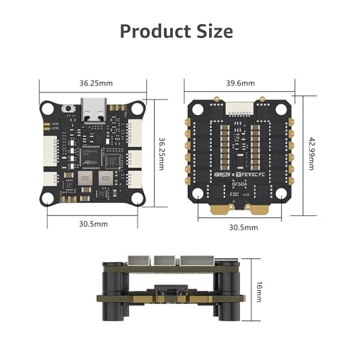 Stack FPV G4 Alpha G473 contrôleur GF50A 4-en-1 électronique drone - 5