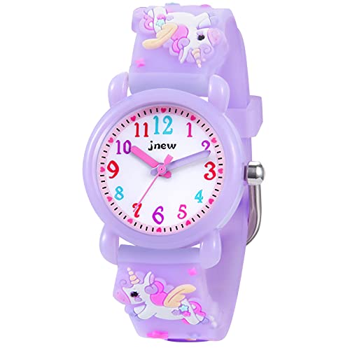 Vicloon Reloj de Infantil, Reloj de Pulsera Analógico para Niños Niña, Unicornio, Pulsera de...