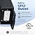 OPAXIS Porch Light with GFCI Outlet, Black Dusk to Dawn Outdoor Wall Light, Exterior Sconce Light Wall Mount, Waterproof Outdoor Garage Lighting Fixtures, Modern Outside Wall Lantern for House, Coach
