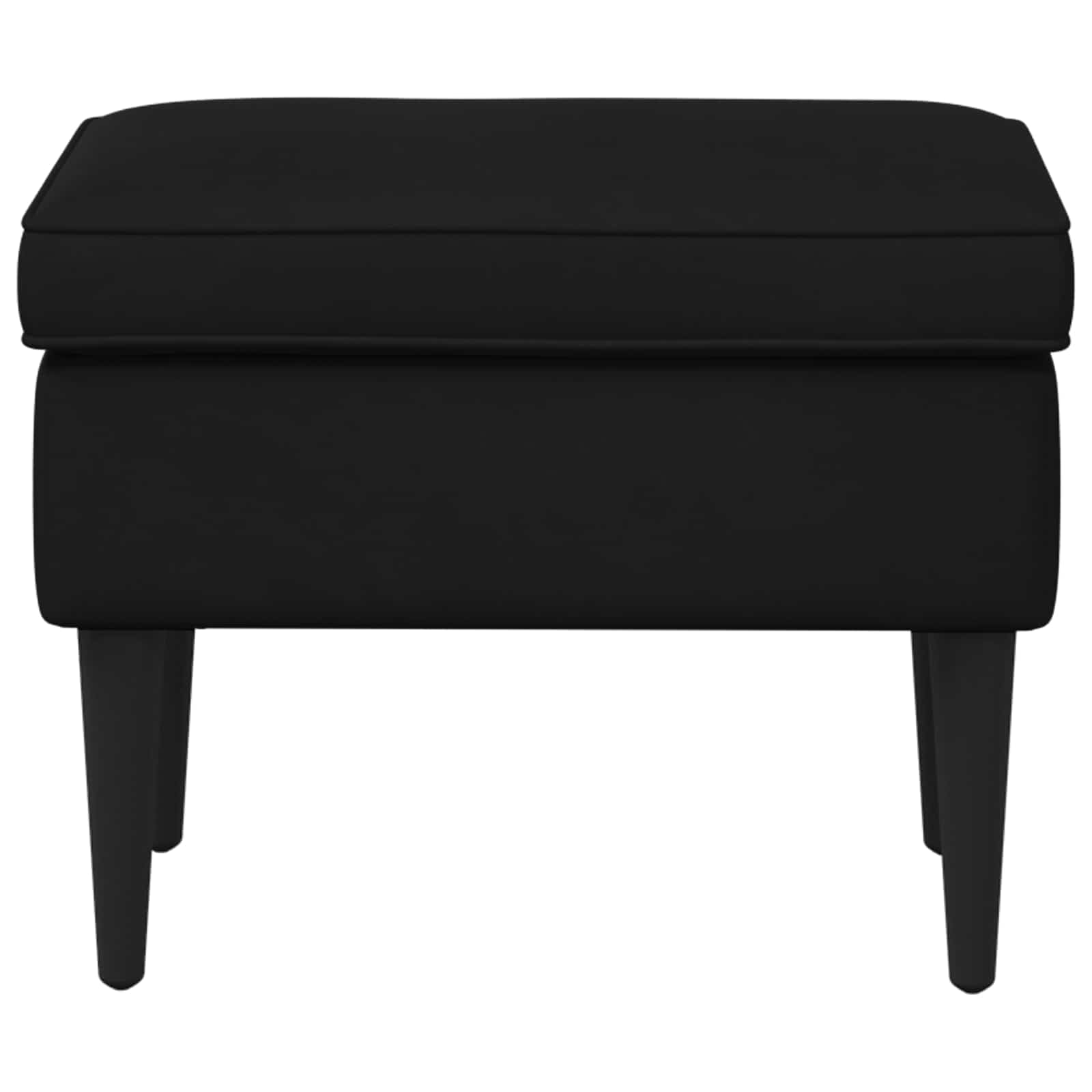 Taburete plegable negro 55 x 35 x 41 cm terciopelo ahorra espacio, portátil, estable, resistente a la intemperie, versátil para salón, balcón, jardín, camping, exterior, comedor, fiesta