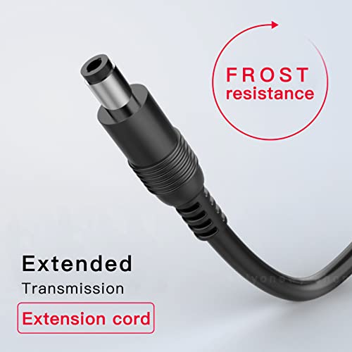 Image of 18Awg 5.5Mm X 2.1Mm Dc Extension Cord Adapter 15ft 12V Camera Power Extension Cable Dc Power Supply Adapter for Security Camera (lkelyonewy)