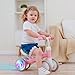 Liberry Light Up Baby Balance Bike 1 2 Years, Ride Toys with Adustable Seat for Girls, First Birthday for Toddlers, Pink