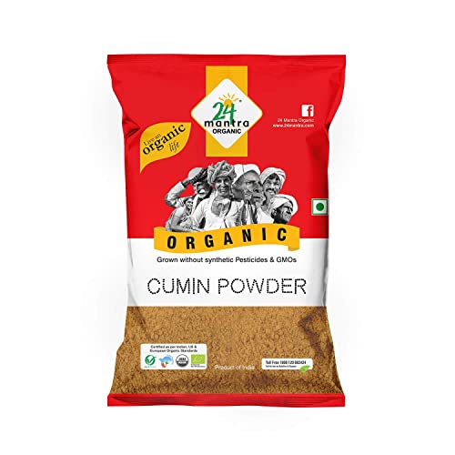Organic Cumin Powder - Cumin Seed Powder - ★ Usda Certified Organic - ★ European Union Certified Organic - ★ Pesticides Free - ★ Adulteration Free - ★ Sodium Free - 7 Oz - 24 Mantra Organic #TOP13