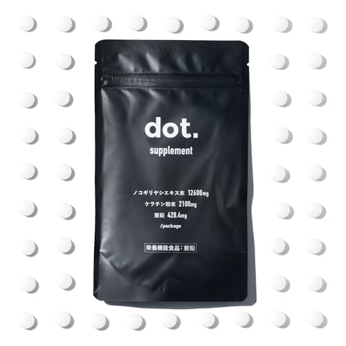 dot ノコギリヤシ12600mg 亜鉛428.4mg ケラチン2100mg(栄養機能食品亜鉛)のこぎりやし 男性 120粒 30日分 (単品)