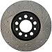 StopTech 127.63080L Sport Drilled/Slotted Brake Rotor (Front Left), 1 Pack