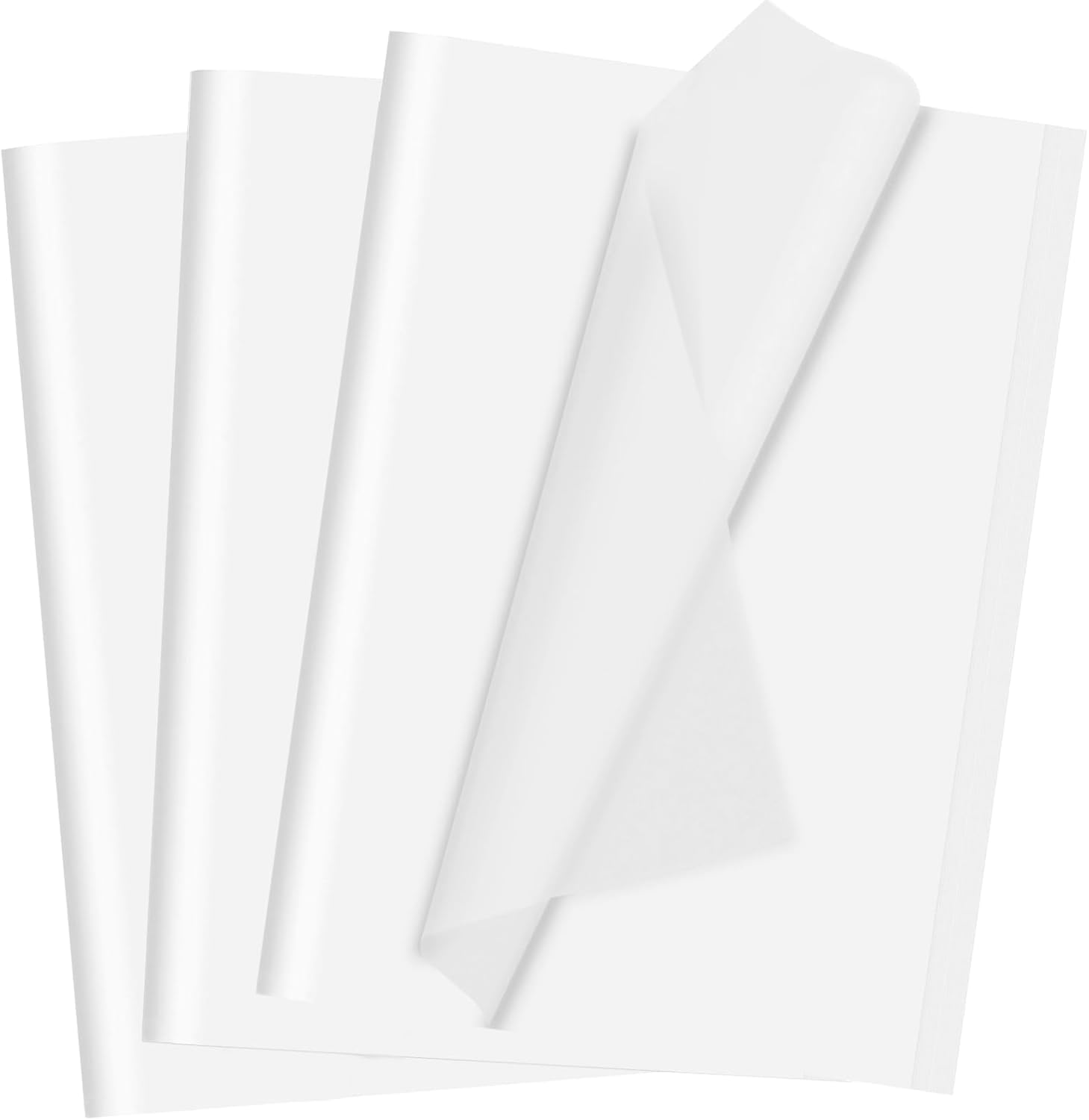 White Tissue Paper for Gift Bags 40 Sheets Weddings Birthday Fall Decoration Sunflower DIY Art Crafts Packaging Wrapping Paper Bulk, 14 x 20 Inch