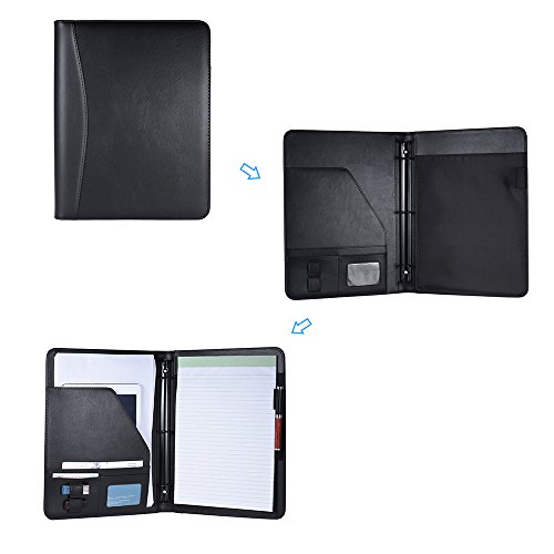Portfolio folder PU leather élégant pour les réunions de direction