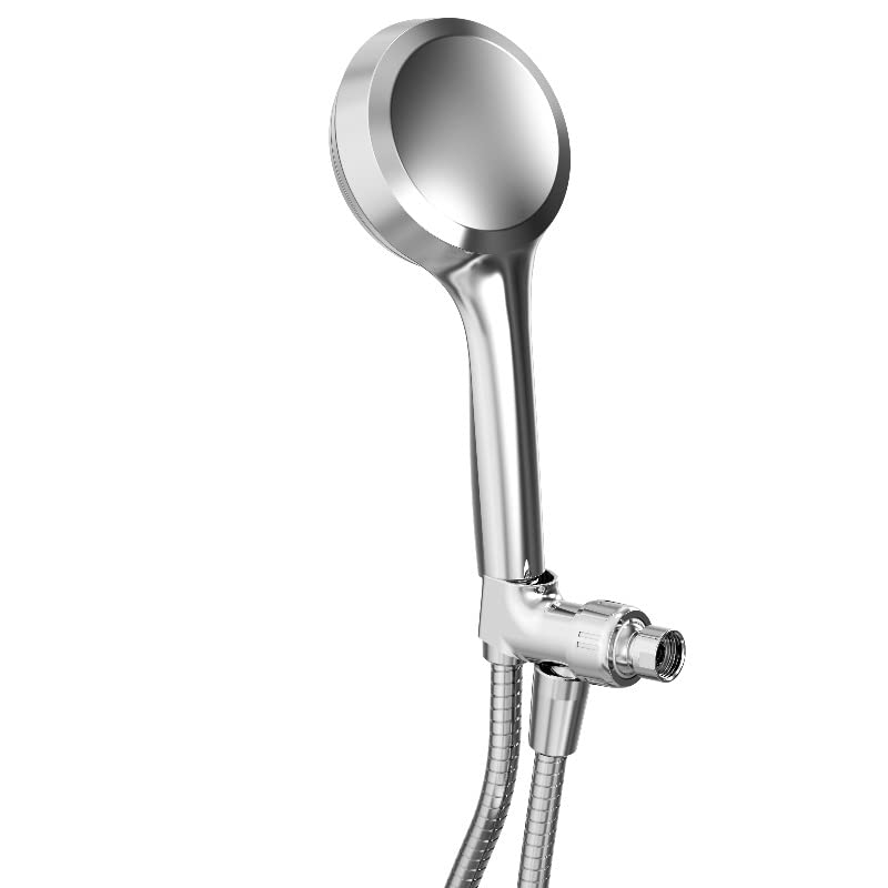 Ducha de mano 6 funciones con regulador de flujo cromada miniatura 2