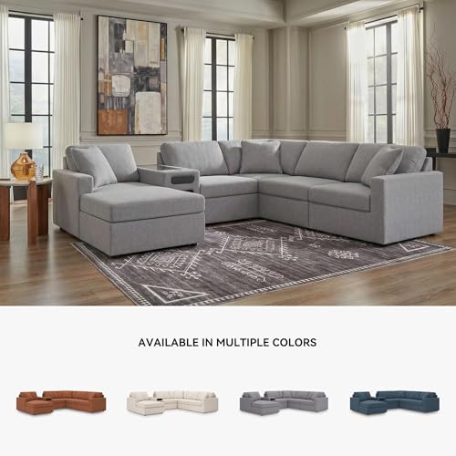 Image of Signature Design by Ashley Modular Sectional Sofa with Speakers, U-Shaped