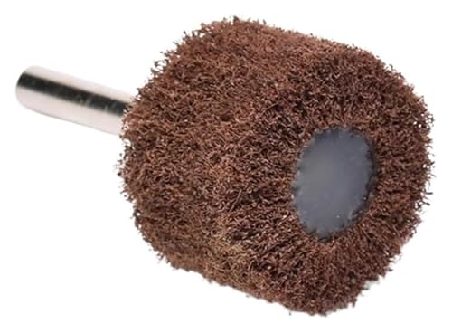 TKUONE Mola abrasiva non tessuta con gambo da 6 mm (1/4'') - Mola lucidante ad alte prestazioni for metallo, legno, plastica - Trapano elettrico - 1 pcs.