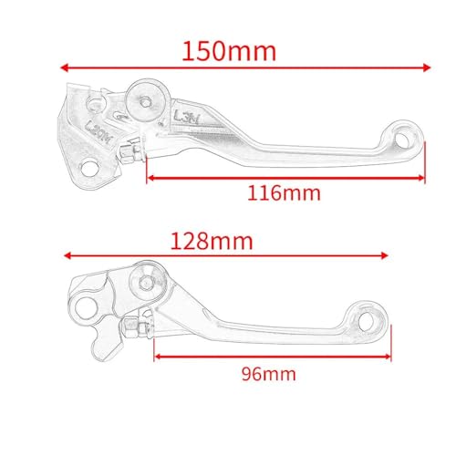 Leviers de frein et d'embrayage CNC pour réparer et fiabiliser la commande WR250F
