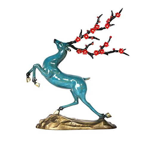 Statue d'élan déco de salon moderne pour buffet et entrée de maison - 2