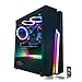 Gaming PC Desktop Computer Intel i5 3.10GHz,8GB Ram,1TB Hard Drive,Windows 10 pro,WiFi Ready,Video Card Nvidia GTX 650 1GB, 3 RGB Fans with Remote