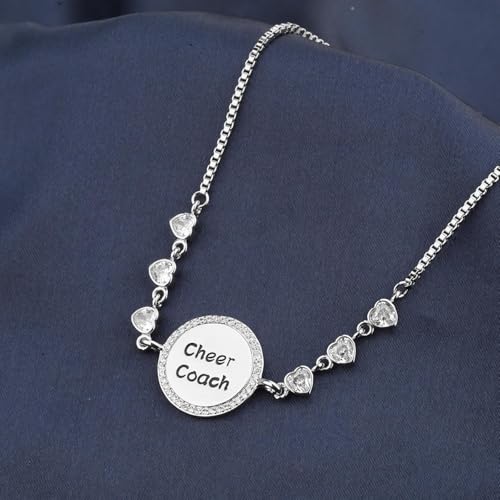 Image of BEKECH Cheerleader Coaches Cheer Coach Bracelet Jewelry for Coaches Gift for Her Appreciation Gift for Cheerleading (cheer)