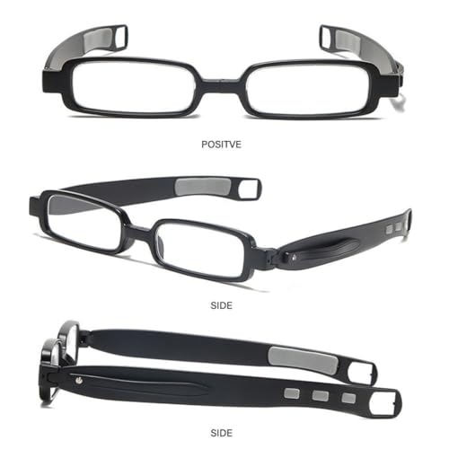 Image of First Lens iRotate Foldable Blue-Light Reading Glasses | Black