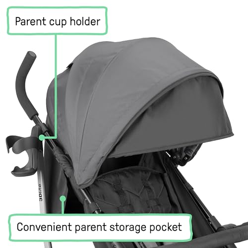 Image of Ingenuity 3Dlite Jewel Convenience Stroller - Lightweight Folding Stroller with Car Seat Compatibility, Extra-Large Canopy & Storage