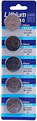 MK 5PCS Lithium CR 2430 Cell Button Coin Battery Watch 3V Electronic