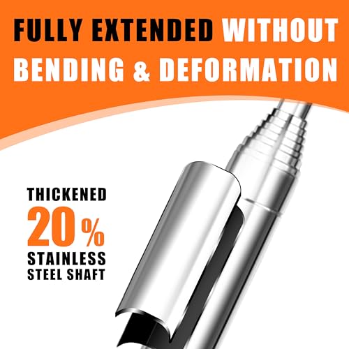 BIRDIEBLAST Golf Ball Retriever Telescopic, with Golf Ball Grabber for End of Putter, 9Ft/9.01Ft/12Ft/16.3Ft/20Ft Stainless Steel Golf Ball Retriever for Water(20FT) - image 3
