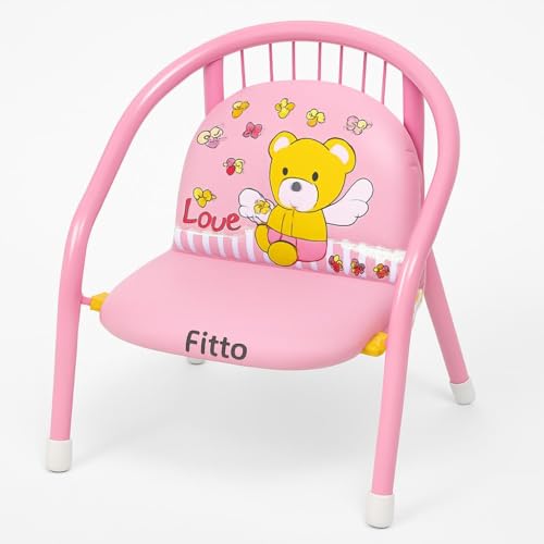 Fitto Inflatable Baby Chair - Metal Kids Feeding & Study Chair -Assorted