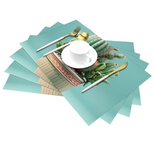 Set de table lavable pour protéger la table de cuisine contre les taches lot de 4