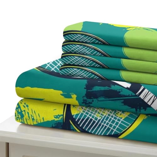 Housse de couette tennis en microfibre résistante avec fermeture éclair durable