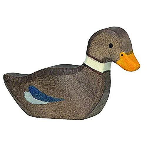 Holztiger Ente, schwimmend, 80024