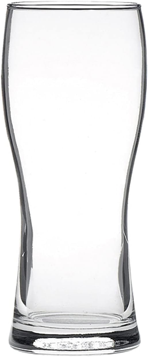 Verre à bière personnalisé Lot de 5 verres à bière classiques de 450 ml, verres ronds, solides et robustes, parfaits for les fêtes, gobelets réutilisables, chope à bière facile à nettoyer
