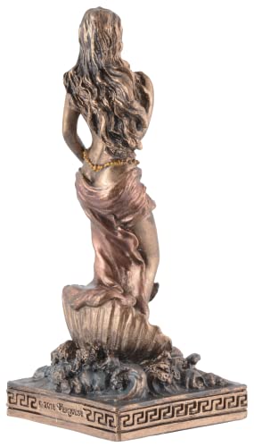 Statuette Aphrodite Veronese miniature peinte couleur bronze antique - 5