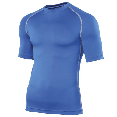Rhino base layer sport anti-frottement t-shirt technique homme bleu roi S/M