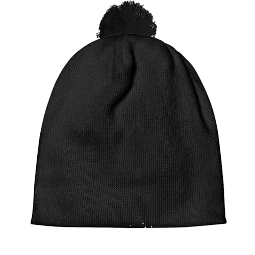 Winter Hat with Pompom Knitted Thick Ski Cap Outdoor Beanie Cap Elasticity Warm Hat for 3-10 Years Girls Boys2
