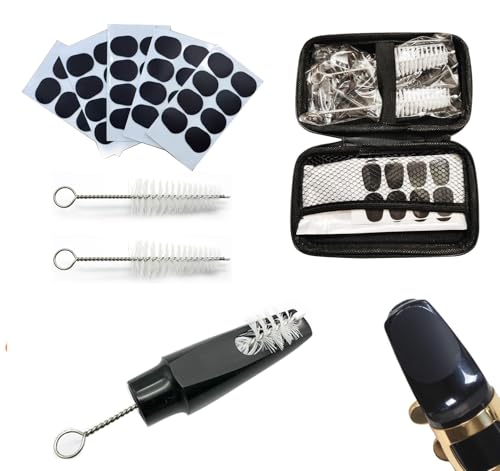 40Pcs 0.8mm clarinet mouthpiece pad?clarinet mouthpiece patch?alto sax mouthpiece pads?saxophone mouthpiece cushions?saxophone mouthpiece pads?clarinet pads