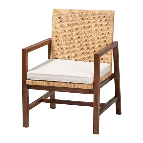 bali & pari Lovina Natural Rattan Arm Chair, Light Honey by bali & pari - Used condition - US$72.58