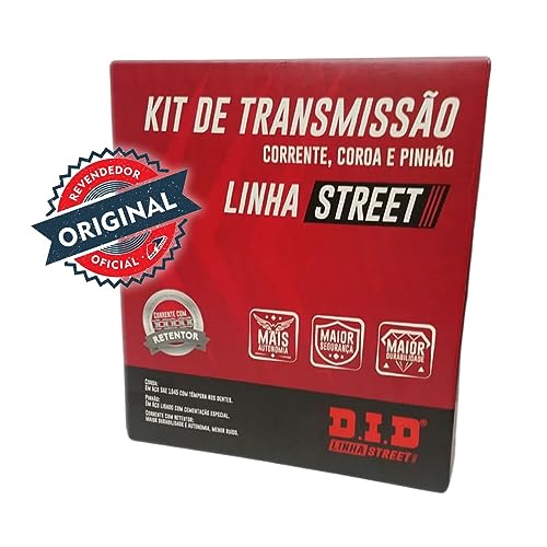 Kit Transmissão Relação Did Yamaha Fazer 250 Fz25 (18-23) 46/15t (428HXV-136L)