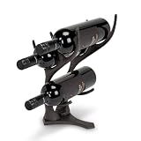 Abbott Collection Cast Iron Antler Wine Rack, Dark Brown