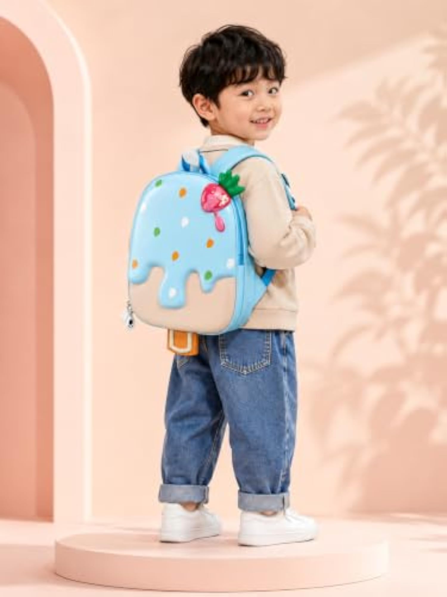3D EVA School Backpack for Kids 2-6 Years, Lightweight Travel Bag