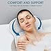SAWAKE Almohada de Baño Con 7 Ventosas Antideslizantes, Almohada Bañera ergonómica, soporta...