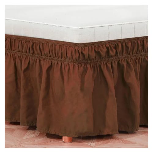 Falda de cama con diseño volantes para una decoración cálida y acogedora en el hogar 4