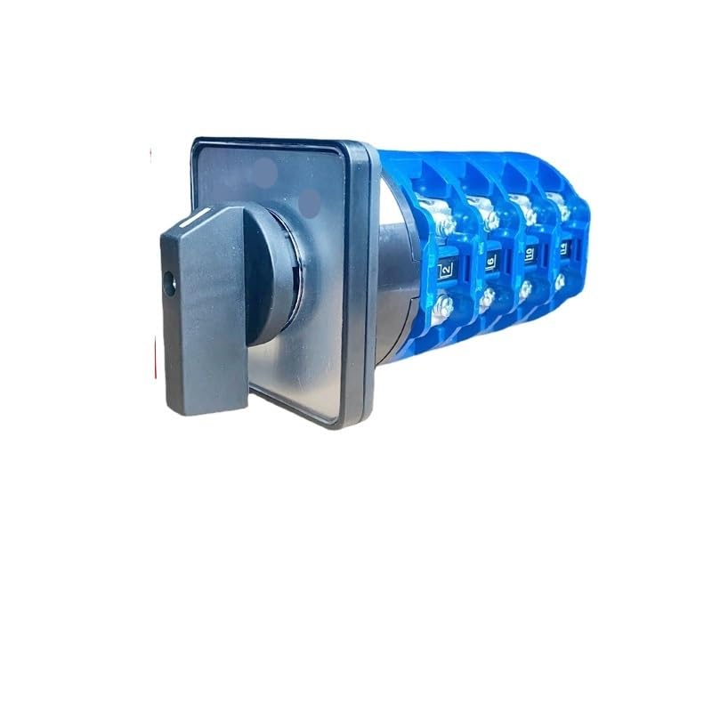 Dc Voltage Automatic Electrical Changeover Rotary cam Switch Four Poles 125A Sliver Point Contacts