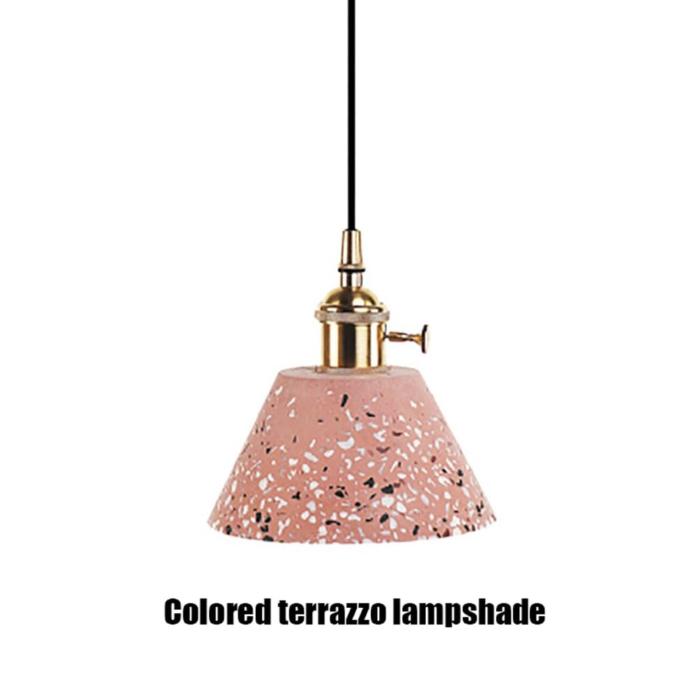 HAIDU Abat-jour Suspendu En PE à Haute Transmission De La Lumière, Lampe à Suspension De Style Simple Au Design Pavé, éclairage De Plafond à Tête Unique à Vis E27, Lustre De Bar