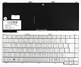 Facile à monter Power4Laptops Royaume-Uni Argent Clavier pour Ordinateur Portable (PC) Compatible avec NEC 9J.N8182.M0U