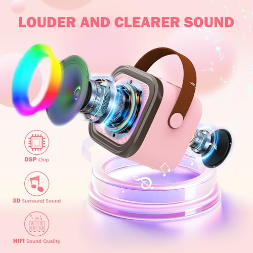 image for Koolcover Mini Karaoke Machine for Kids Adults, Portable Bluetooth Spe